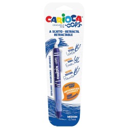 Στυλό που σβήνει με γόμα καρτέλα τζελ 0.7mm  Carioca 41042/02