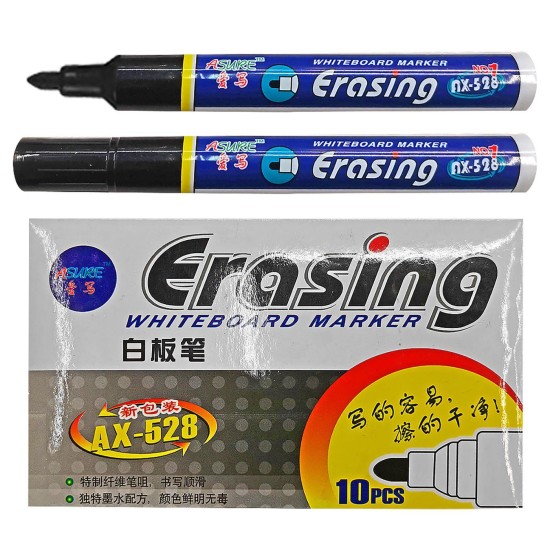 Μαρκαδόρος ασπροπίνακα μαύρος  JustNote 80810