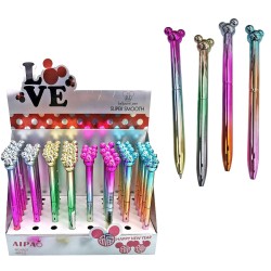 Στυλό Μπάλα με Ποντίκι  Κεφάλι 15cm JustNote 80879