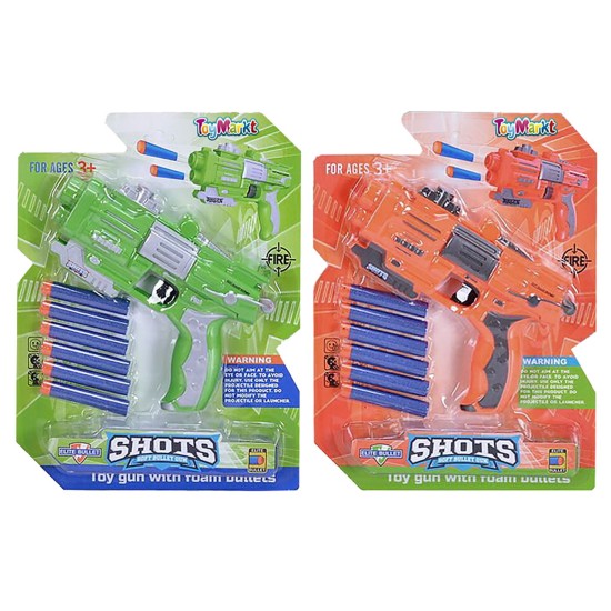 Πιστολάκι με Μαλακές Σφαίρες Shots 23x31cm ToyMarkt 88800