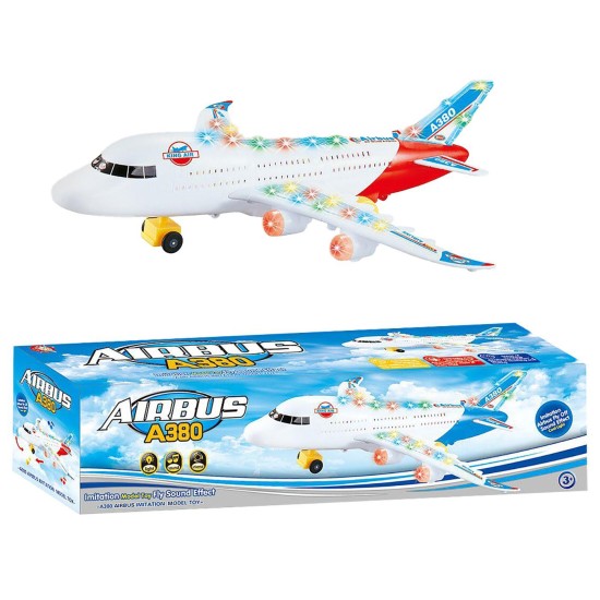 Αεροπλάνο α380 μπαταρίας 33x8x8cm ToyMarkt 88852 Αεροπλάνο α380 μπαταρίας 33x8x8cm ToyMarkt 88852