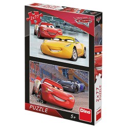 ΠΑΖΛ 2x77 TEM CARS 3 19x27cm Dino 386150