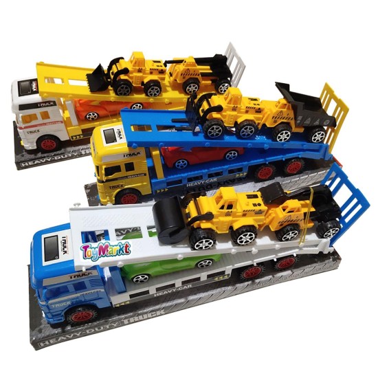 Νταλίκα friction me sport car & 2 δομικά 35cm ToyMarkt 902158