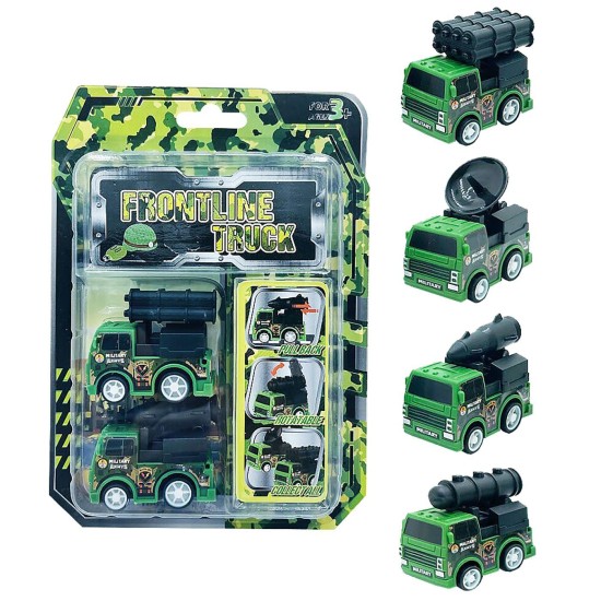 Στρατωτικά οχήματα pull back σε καρτέλα 14x20x3cm ToyMarkt 902302