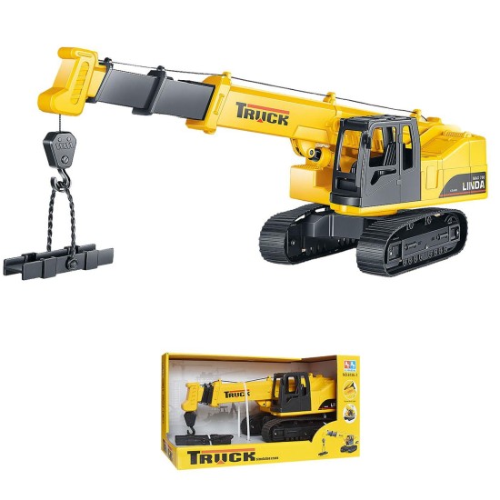 Ερπυστριοφόρο friction γερανός φως + ήχοι κουτί 34x17x14cm ToyMarkt 902345