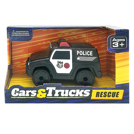 Οχημα police friction με φως + ήχο 20x12x8cm ToyMarkt 902359