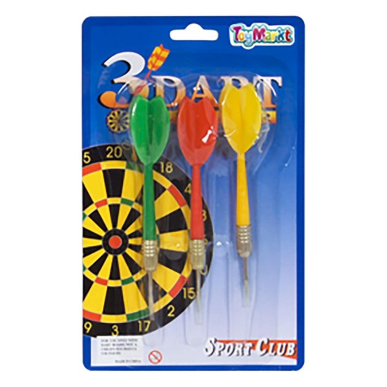 Βελάκια 3 τεμ σε καρτέλα 11x17cm ToyMarkt 912263 ΒΕΛΑΚΙΑ 3 ΤΕΜ ΣΕ ΚΑΡΤΕΛΑ 11x17cm