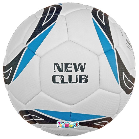 Μπάλα ποδοσφαίρου foamy quality "new club" ~370gr ToyMarkt 913237