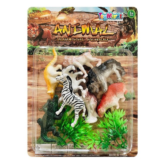 Άγρια ζώα μίνι καρτέλα 14x19x3cm ToyMarkt 913496