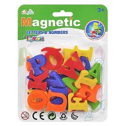 Μαγνητικά γράμματα μικρή καρτέλα 14x18x2cm ToyMarkt 913511