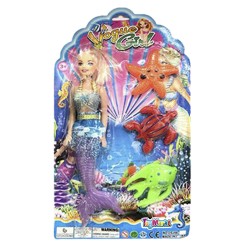 Κούκλα γοργόνα 28cm 21x38cm ToyMarkt 922041