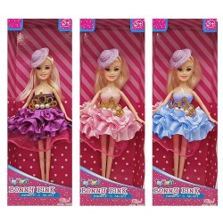 Κούκλα μοντέλο bonny με καπελάκι 10x29x5cm ToyMarkt 922093