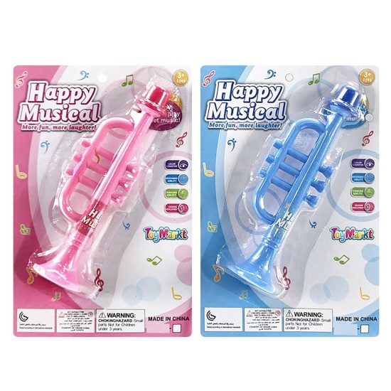 Μίνι τρομπέτα σε καρτέλα 14x21x4cm ToyMarkt 96173