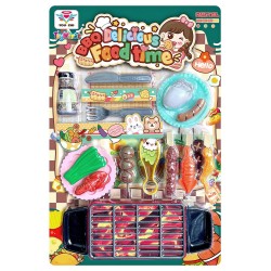 Bbq food delicious blister card 28x43x3cm ToyMarkt 971276