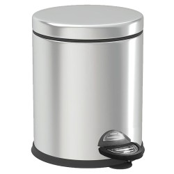 Κάδος απορριμάτων inox με πεντάλ 8l 8Lt (35x20,5cm) Homie 1011037