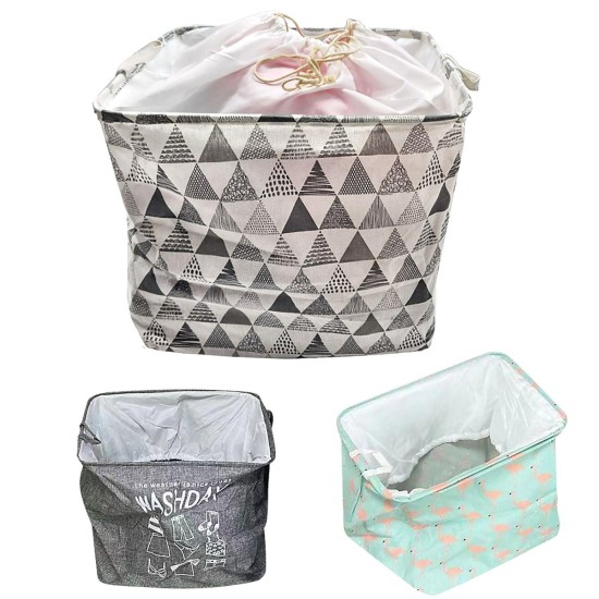 Καλάθι άπλυτων πτυσσόμενο 50x45x40cm 100L Homie 1011063