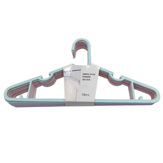 Κρεμάστρα ρούχων πλαστική πλακέ 39,5x19cm Homie 1011067