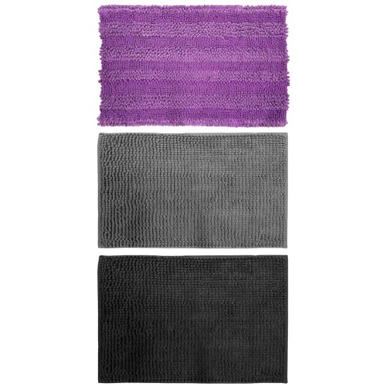 Πατάκι χαλάκι μπάνιου μαλλιαρό 80x50cm Homie 1011103