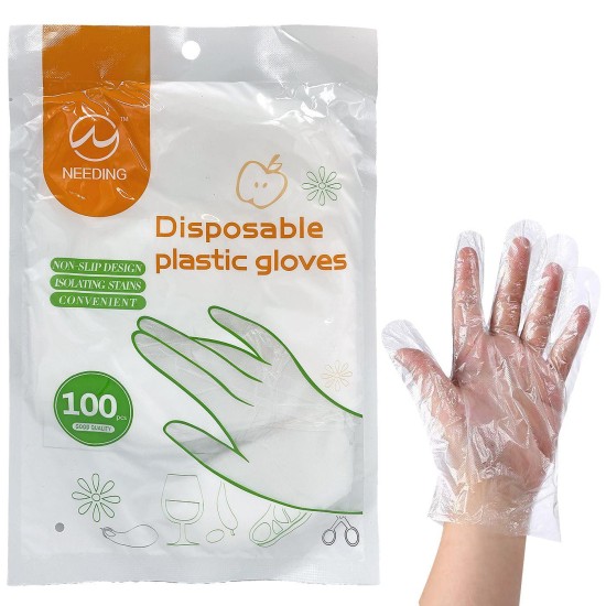 Γάντια μιας χρήσης πλαστικά  Homie 101250