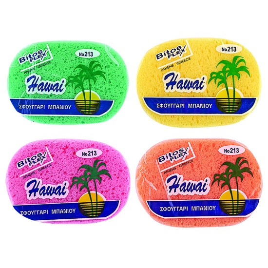 Σφουγγάρι μπάνιου μονόχρωμο 15x10x5cm Homie 101452