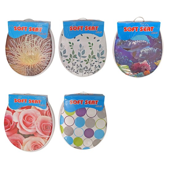 Κάθισμα λεκάνης μαλακό αθόρυβο 41x37x4cm Homie 101506