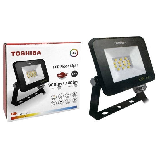 Προβολέας στεγανός led toshiba ip65 10w 3000k  Toshiba 00172831