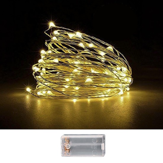 50 microled μπαταρίας copper λευκά σταθερά Xmasfest 1131426 50 microLED ΜΠΑΤΑΡΙΑΣ COPPER ΛΕΥΚΑ ΣΤΑΘΕΡΑ