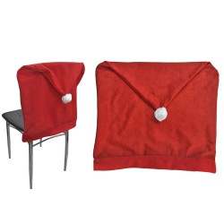 Κάλυμμα πλάτης καρέκλας σκούφος 60x49cm Xmasfest 1132223