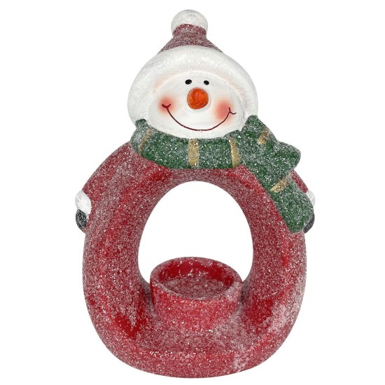 ΚΗΡΟΠΗΓΙΟ ΚΕΡΑΜΙΚΟ ΧΙΟΝΑΝΘΡΩΠΟΣ 20,5x14x7cm