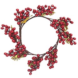 Στεφάνι με γκι φ45 45cm Xmasfest 1132570