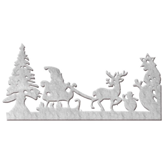 Έλκηθρο με Άγιο από πάχνη 78x40cm Xmasfest 1132716 ΕΛΚΥΘΡΟ ΜΕ ΑΓΙΟ ΑΠΟ ΠΑΧΝΗ 78x40cm