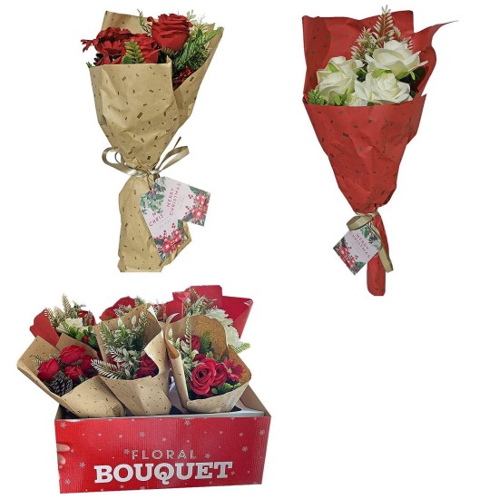 Μπουκέτο λουλούδια τυλιγμένο  Xmasfest 1132880