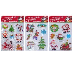 Στίκερ τζελ για τζάμια xmas 26x15cm Xmasfest 1132905