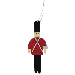 Στολίδι Κρεμαστό Ξύλινος Στρατιώτης Μεγάλος 18x6,5cm Xmasfest 1133050