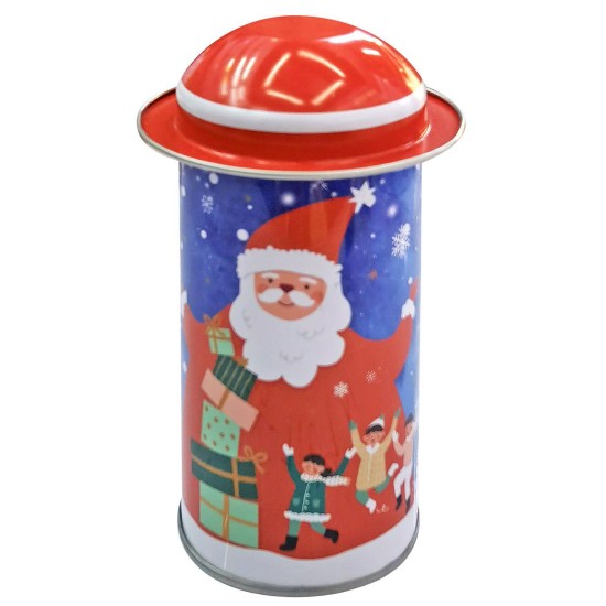 Κουτί μεταλλικό με καπέλο 11x7cm Xmasfest 1133355