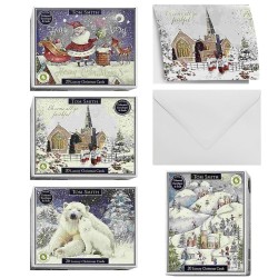 Κάρτα xmas με φάκελο Κάρτα=25x15,5cm Xmasfest 1133383