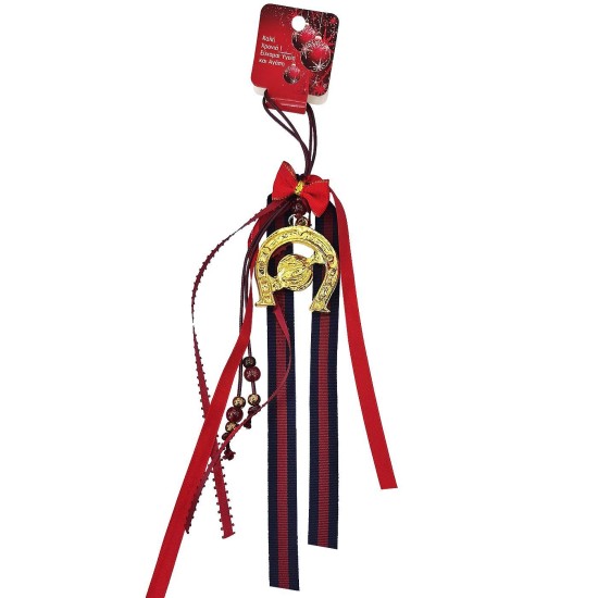 Γούρι πέταλο χρυσό 33cm Xmasfest 1133403