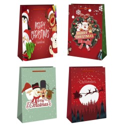 Τσάντα δώρου χριστουγέννων 56x40x17cm Xmasfest 113364