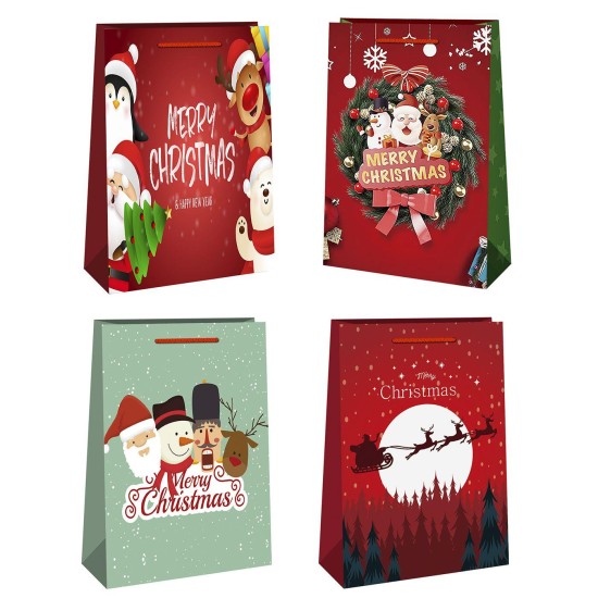 Τσάντα δώρου χριστουγέννων 56x40x17cm Xmasfest 113364