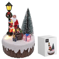 Παράσταση Άγιος με φανάρι & δέντρο 12cm Xmasfest 1133483