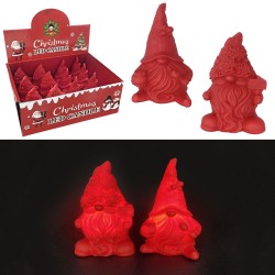 Gnome πλαστικός με φως 9x6cm Xmasfest 1133687