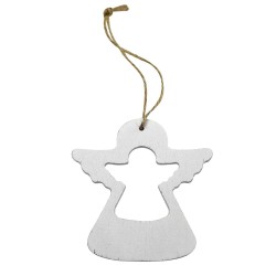 Στολίδι ξύλινο αγγελούδι 7x6cm Xmasfest 1133745