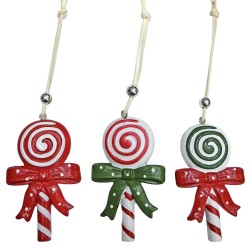 Στολίδι polyresin γλυφιτζούρι 8cm Xmasfest 1133752