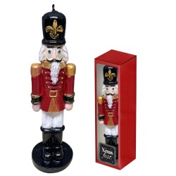 Κερί καρυοθραύστης χριστουγέννων 20x7cm Xmasfest 1133844
