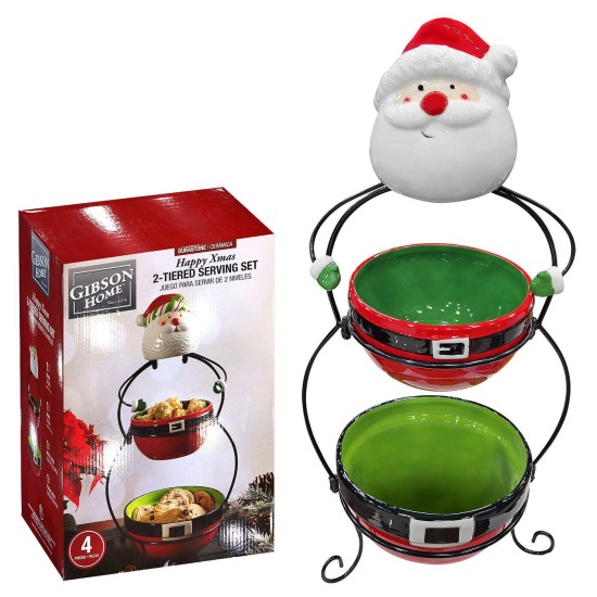Σετ Άγιος & 2 μπωλ σε μεταλλική βάση 50x26cm Xmasfest 1133861 Σετ Άγιος & 2 μπωλ σε μεταλλική βάση 50x26cm Xmasfest 1133861