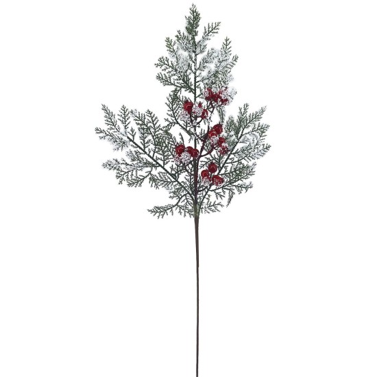 Κλαδί Χιονισμένο με γκι 72cm Xmasfest 1133902