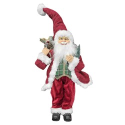 Άγιος Βασίλης Αληθοφανής Καρώ Πουκάμισο 89cm Xmasfest 1133917