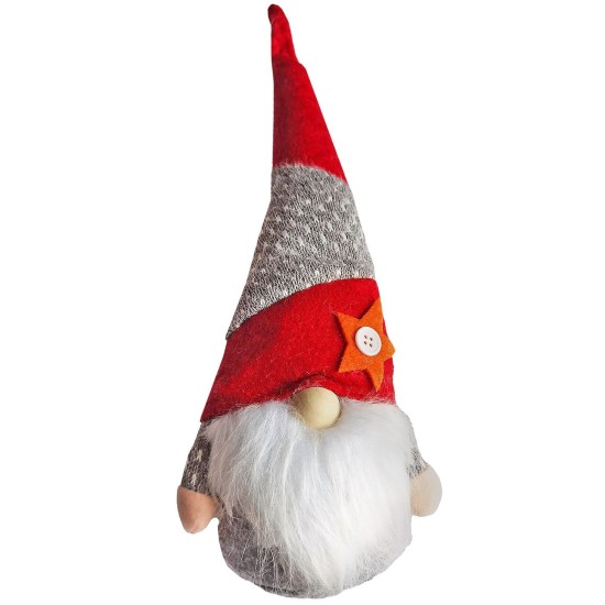 Φιγούρα Gnome με Αστέρι 33cm Xmasfest 1133938