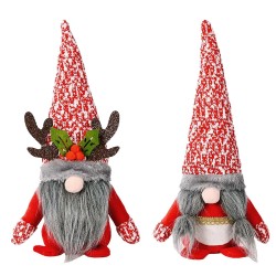Φιγούρα Gnome με Μάλλινο Σκούφο 37cm Xmasfest 1133947