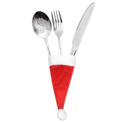 Θήκη Μαχαιροπήρουνων Xmas Σκουφάκι 12x6cm Xmasfest 1133960